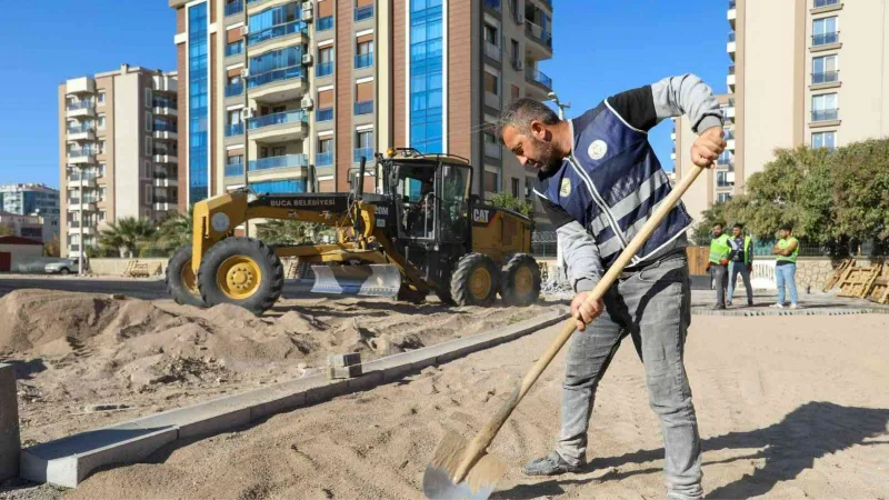 Buca’da yol ve otopark çalışmaları kesintisiz sürüyor