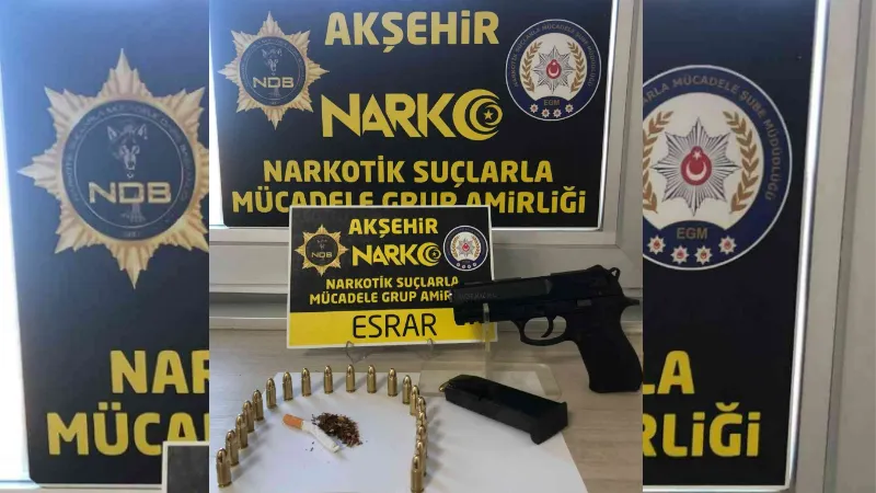 Konya’da 3 ayrı uyuşturucu operasyonu: 5 gözaltı