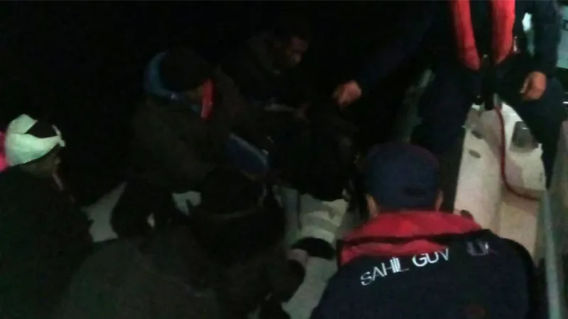 7 göçmen Sahil Güvenlik ekipleri tarafından kurtarıldı