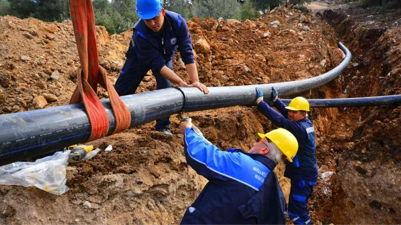 Muğla’da Büyükşehir’den iki mahalleye ilave su kaynağı