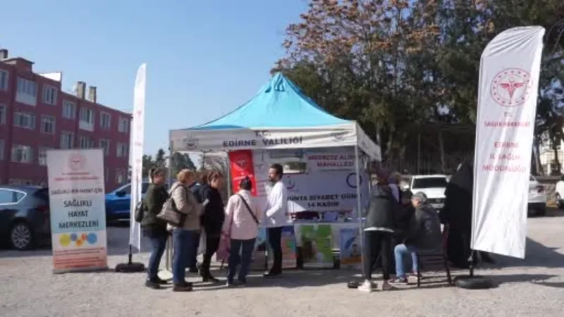 Mahalle sakinleri sağlık taramasında bir araya geldi