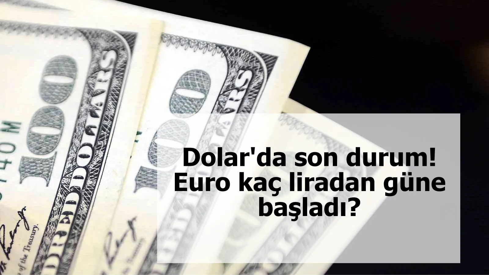 Dolar'da son durum! Euro kaç liradan güne başladı?