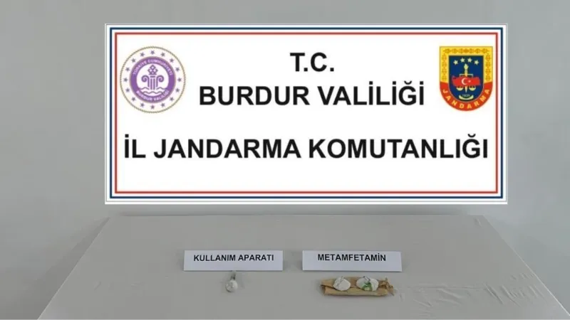 Burdur’da uyuşturucu operasyonu