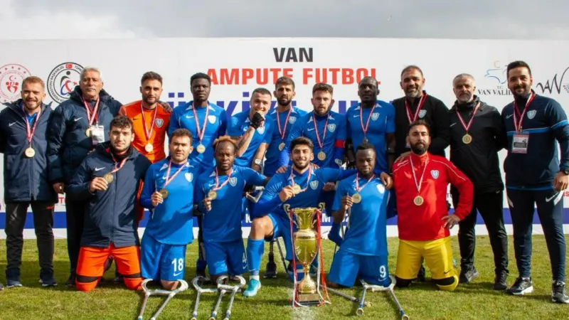 Şahinbey Ampute Futbol Takımı, Türkiye Kupası’nı kazandı