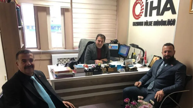 MKYK Üyesi Çat ve İl Başkanı Bozan’dan İHA’ya ziyaret