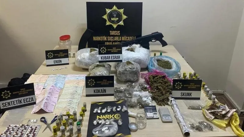Mersin’de uyuşturucu operasyonunda 6 şüpheli gözaltına alındı