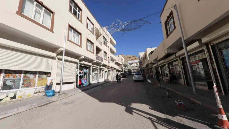 Mardin Büyükşehir Belediyesinin Derik’te çevre düzenleme çalışmaları devam ediyor