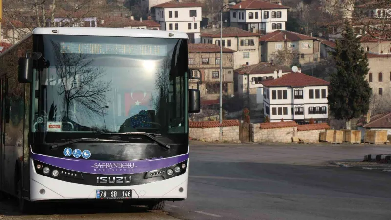 Safranbolu’da halk otobüsü sayısı 9’a çıkarıldı
