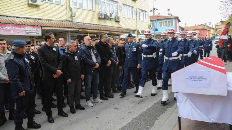 Hava Astsubay Mustafa Pazar, Kütahya’da toprağa verildi