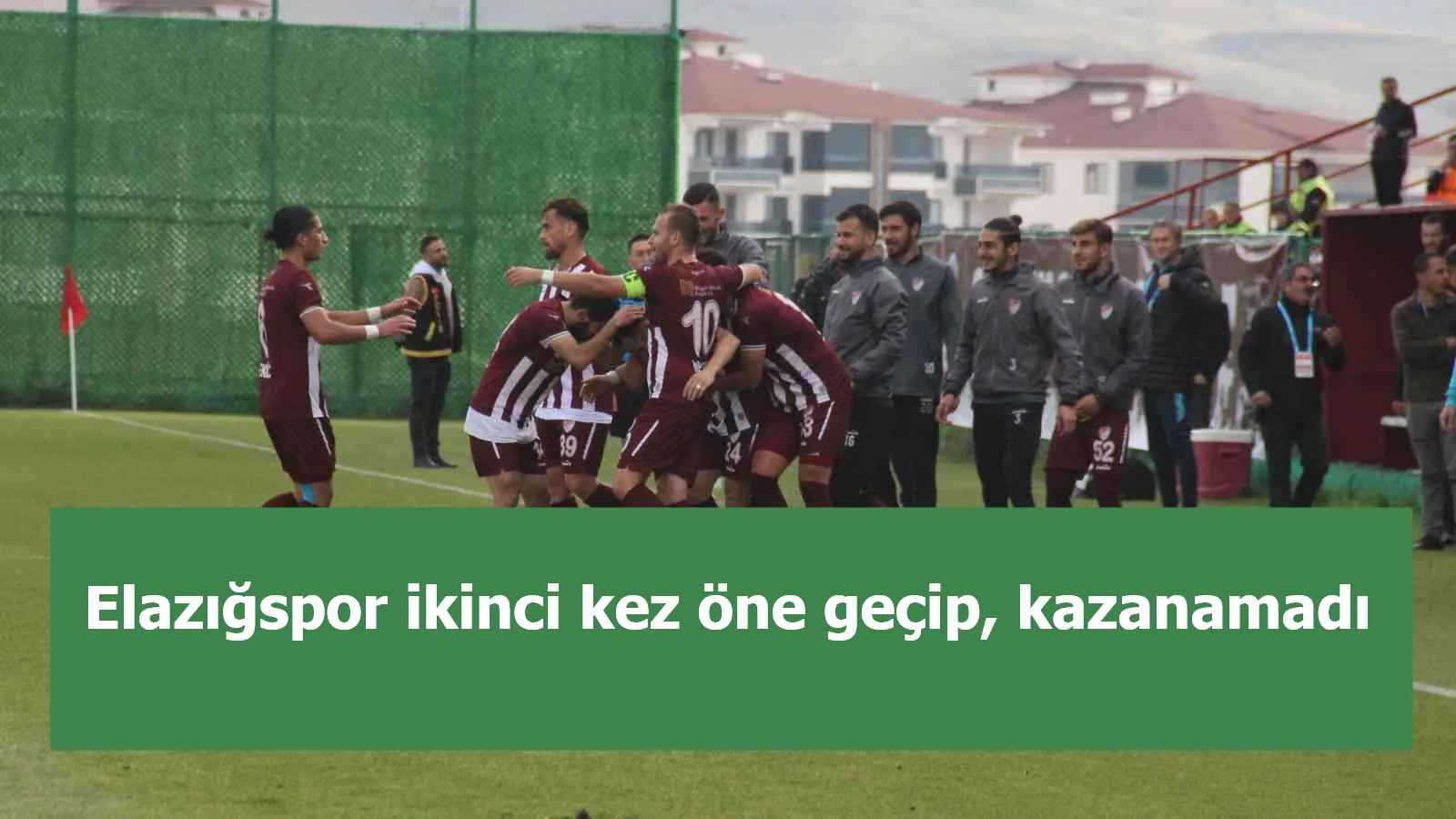 Elazığspor ikinci kez öne geçip, kazanamadı