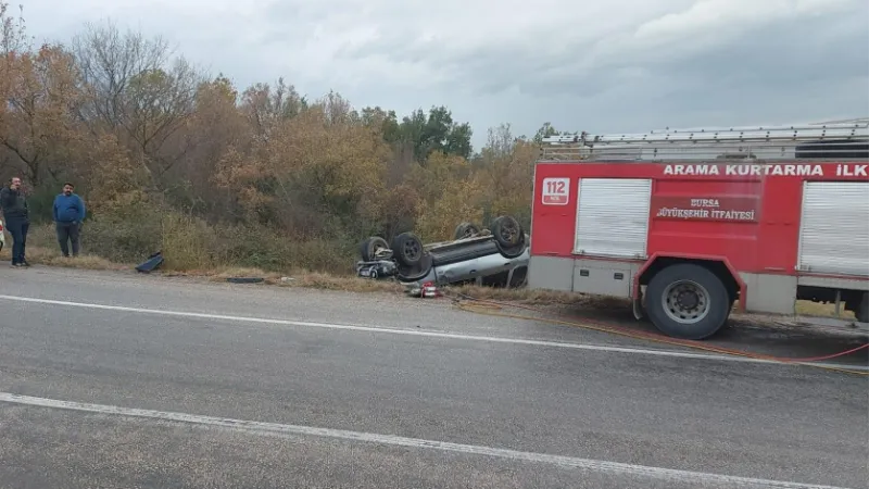 Bursa’da feci kaza: 1 ölü, 2 yaralı