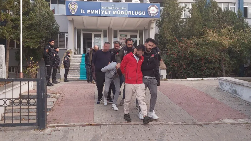 Tekirdağ’da 9 kilo uyuşturucuya 9 tutuklama