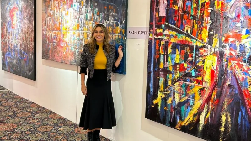 Dünyaca ünlü ressam Shahi Dayekh İstanbul’da