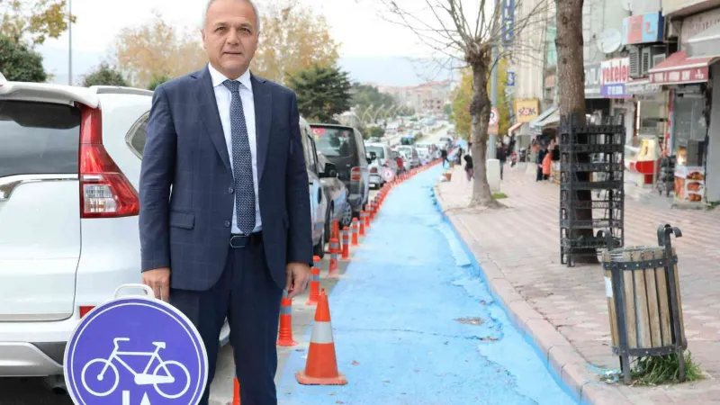 Suluova Belediyesi bisiklet yolu için çalışmalara başladı