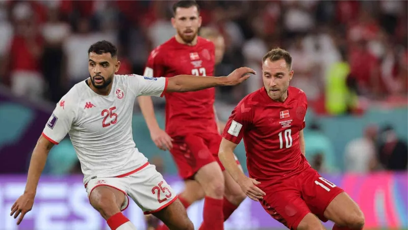 2022 Dünya Kupası: Danimarka: 0 - Tunus: 0
