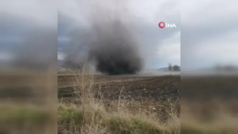 Tokat’ta hortum kameralara yansıdı