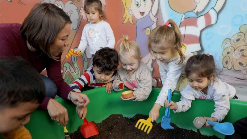 Anaokulu öğrencilerine deneysel arkeoloji eğitimi