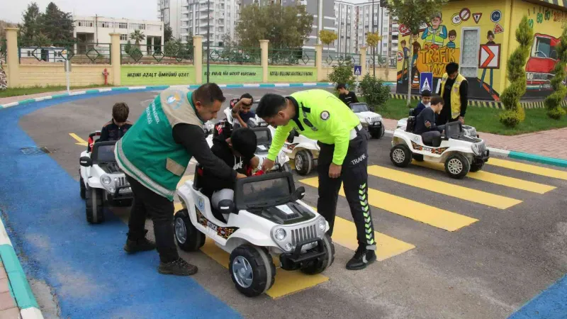 Haliliye’de çocuk trafik parkında eğitimler başladı