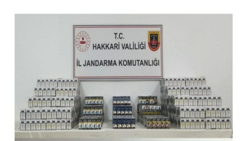 Hakkari’de 3 bin 951 paket kaçak sigara ele geçirildi