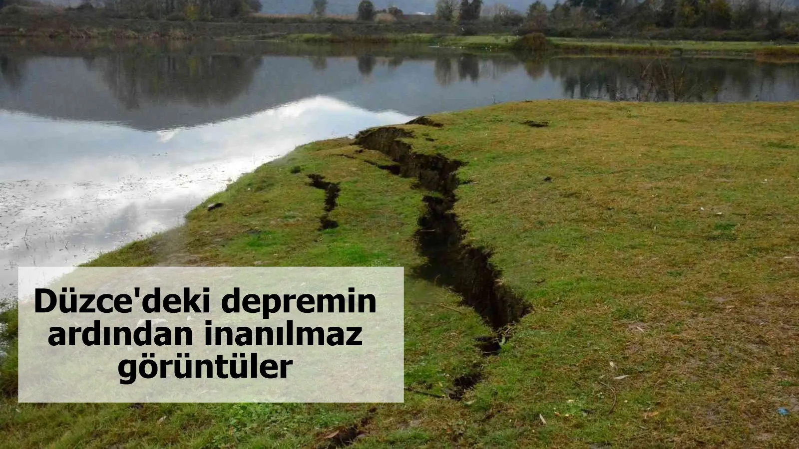 Düzce'deki depremin ardından inanılmaz görüntüler