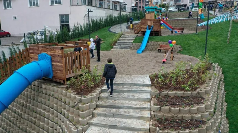 Kurtuluş Mahallesi’ne bir park daha kazandırıldı