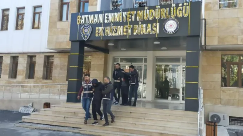 Batman’da 2 hırsızlık şüphelisi tutuklandı