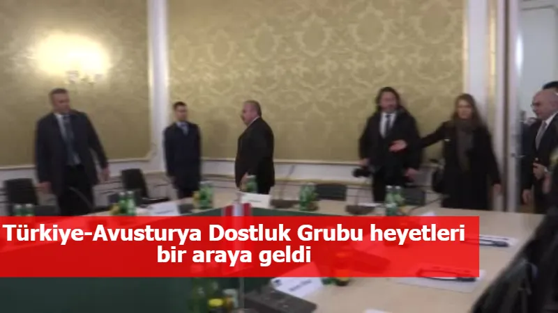 Türkiye-Avusturya Dostluk Grubu heyetleri bir araya geldi