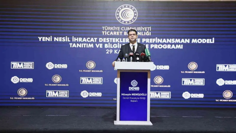 DENİB Başkanı Memişoğlu; “2022’yi geçen yıla göre yüzde 5 ile 6 ihracat artışıyla kapatacağız”