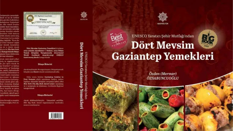 Dört Mevsim Gaziantep Yemekleri kitabının 8. baskısı yayımlandı