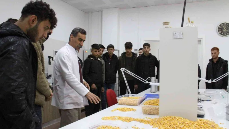 Diyarbakır’da meslek lisesi öğrencileri yem, hububat ve un analizi yaptı