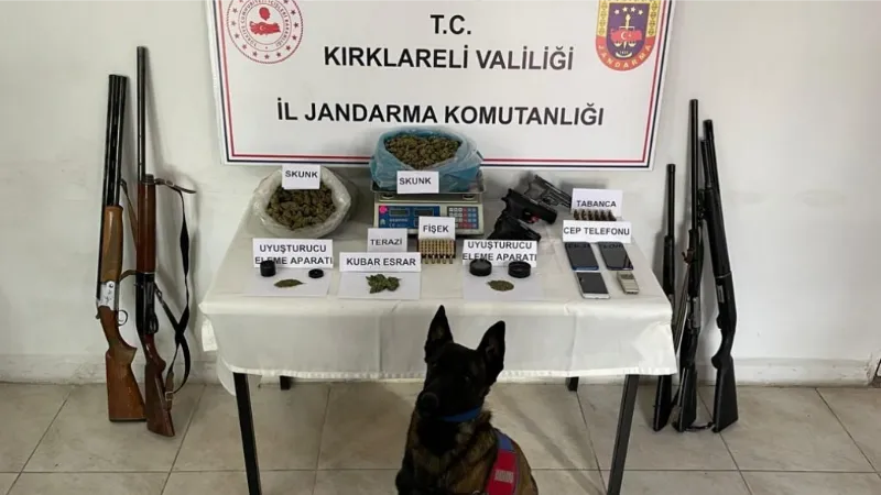 Kırklareli’de uyuşturucu ticareti yaptığı iddia edilen 3 şüpheli yakalandı