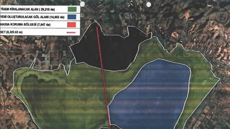 Marmara Gölü yaklaşık üçte bir oranında küçülecek