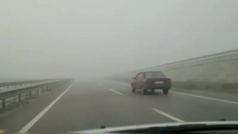 Bursa’da sis etkili oluyor
