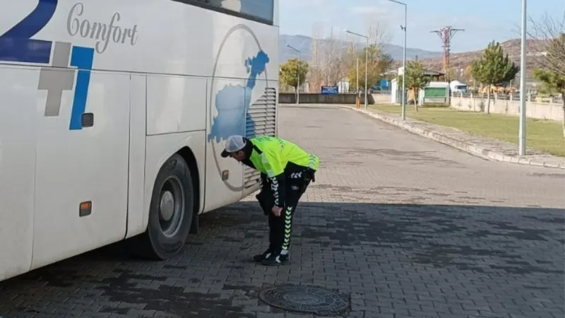 Bingöl’de kış lastiği denetimi