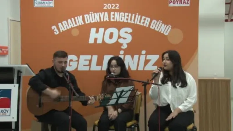 Sinan Özen Ve Baha, şarkılarını Çekmeköy’de özel çocuklar için seslendirdi