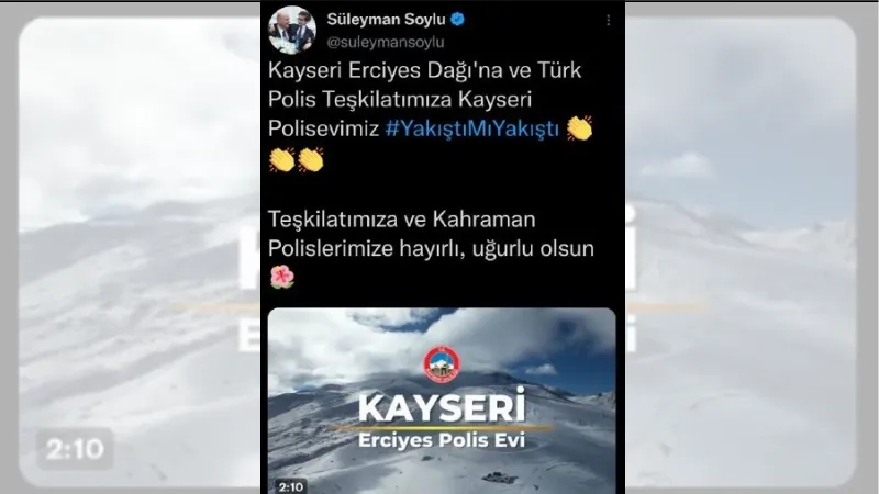 Bakan Soylu duyurdu: Erciyes’te Polis Evi açıldı