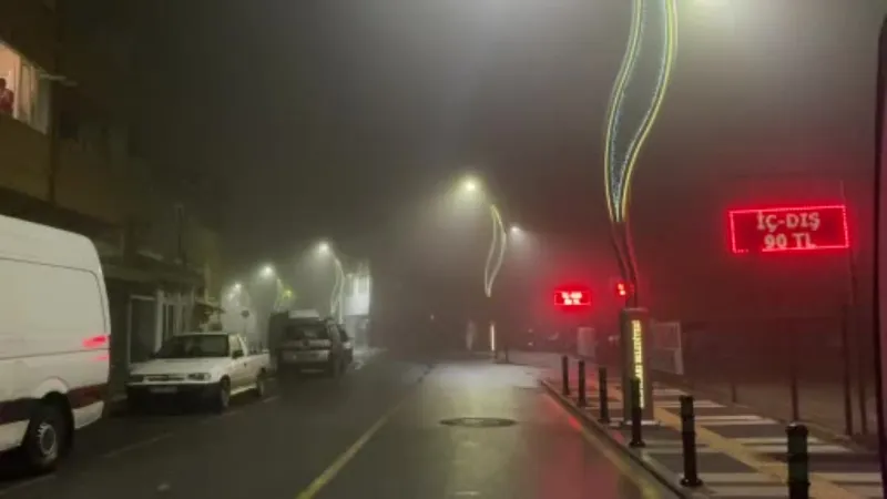 Sakarya’da sis etkili oldu, görüş mesafesi 5 metreye kadar düştü