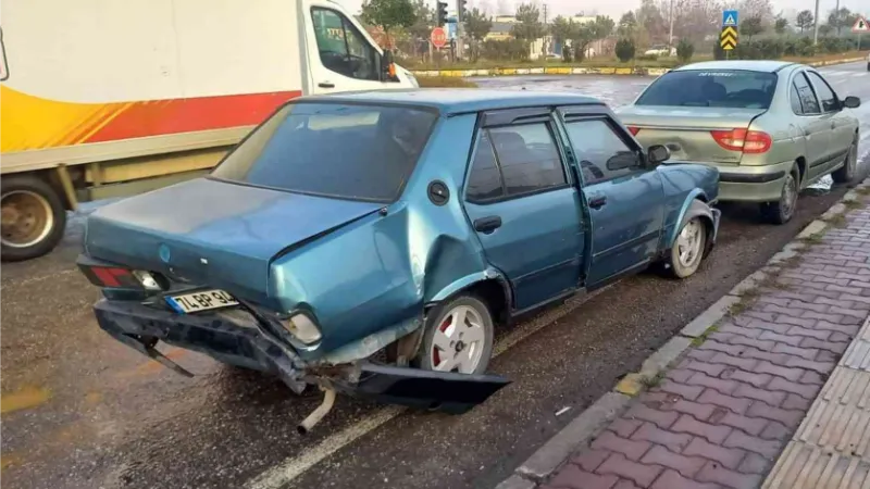 Zonguldak’ta zincirleme trafik kazası: 1 yaralı