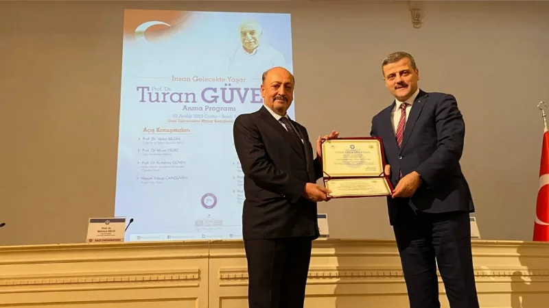 Prof. Dr. Turan Güven, Gazi Üniversitesi’nde anıldı