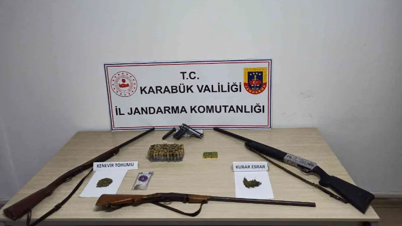 Karabük'de Jandarmadan uyuşturucu operasyonu: 2 gözaltı