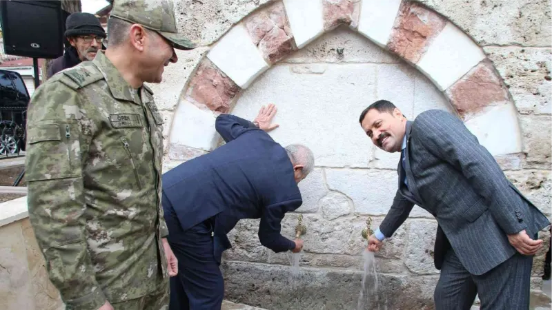 Amasya’da tarihi çeşmeler restore ediliyor