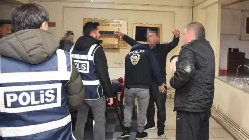 Erzincan polisinden kumar, tombala ve oyun makineleri uygulaması