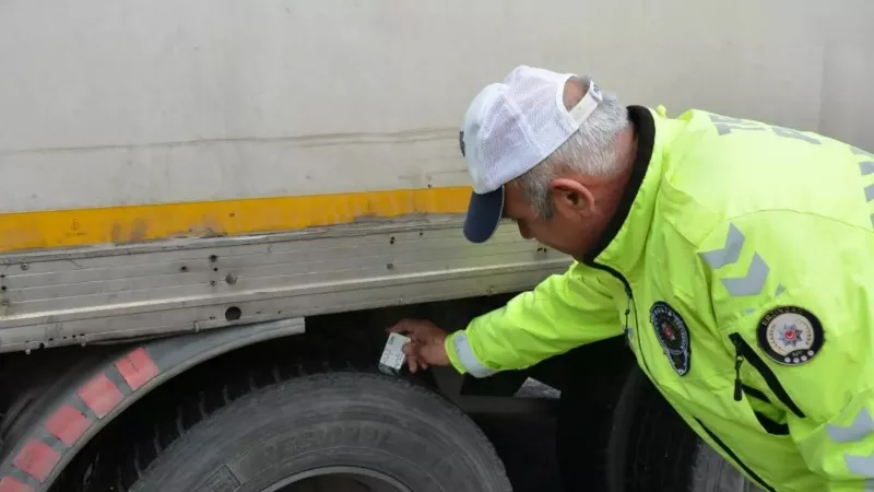 Erzincan’da kış lastiği denetimi