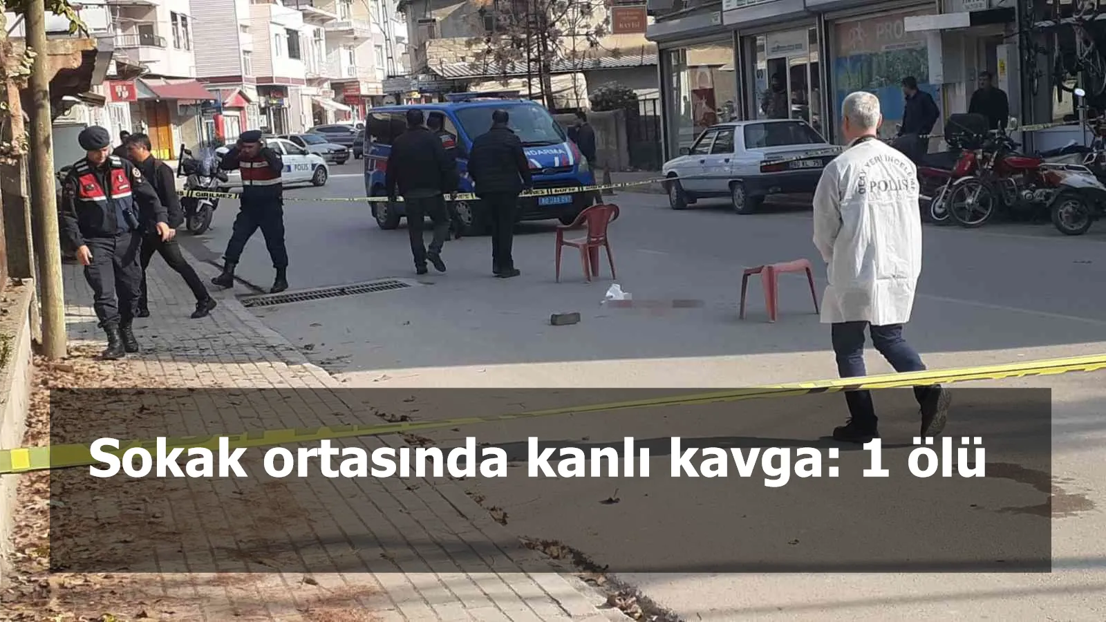 Sokak ortasında kanlı kavga: 1 ölü