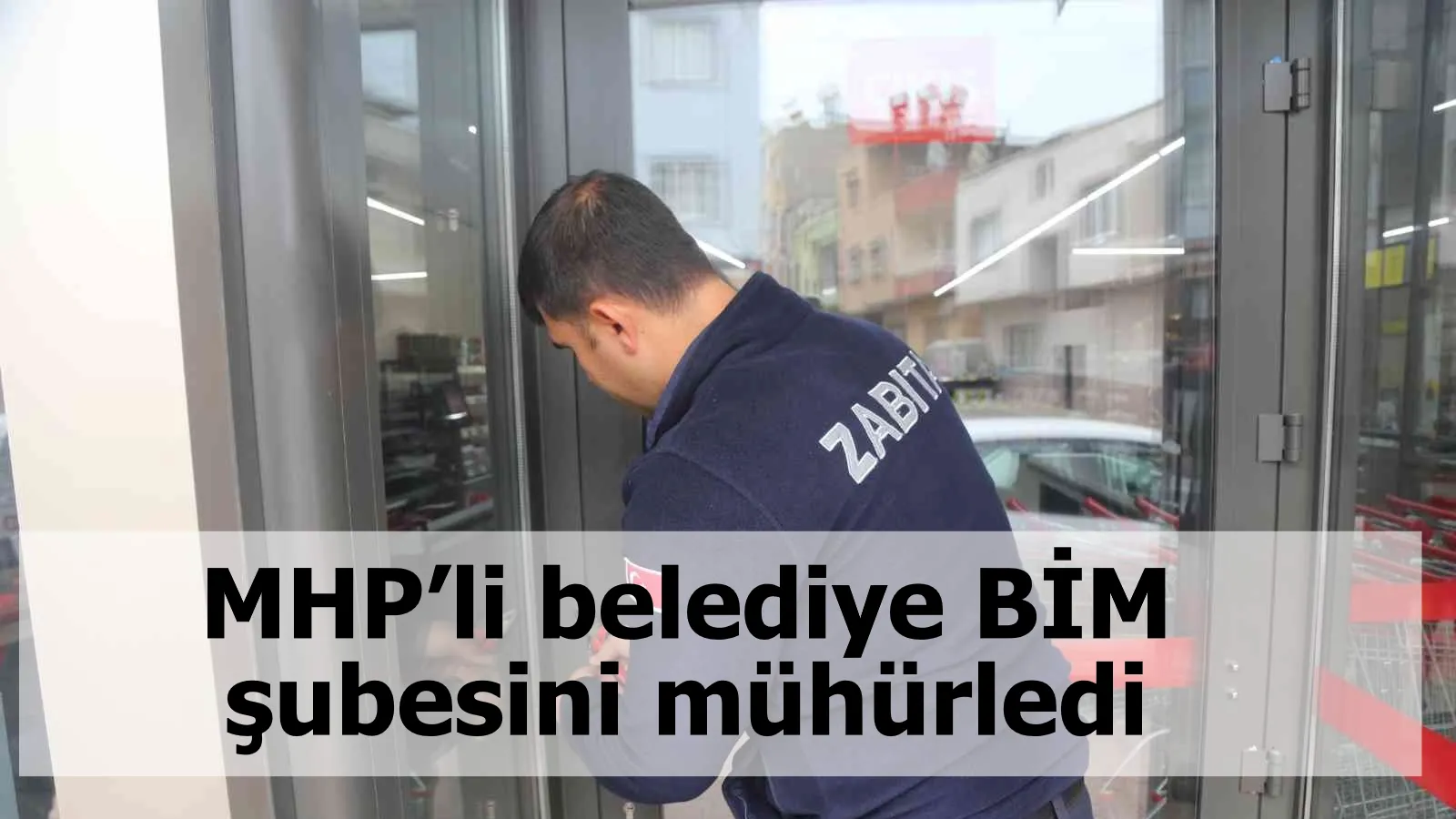 MHP’li belediye BİM şubesini mühürledi