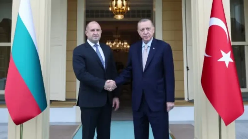 Cumhurbaşkanı Erdoğan, Bulgaristan Cumhurbaşkanı Radev ile bir araya geldi