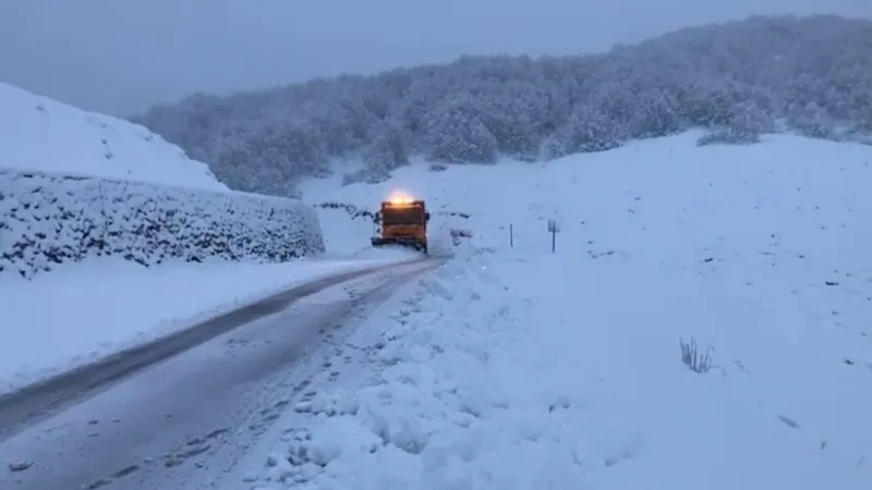 Tunceli’de karla mücadele sürüyor
