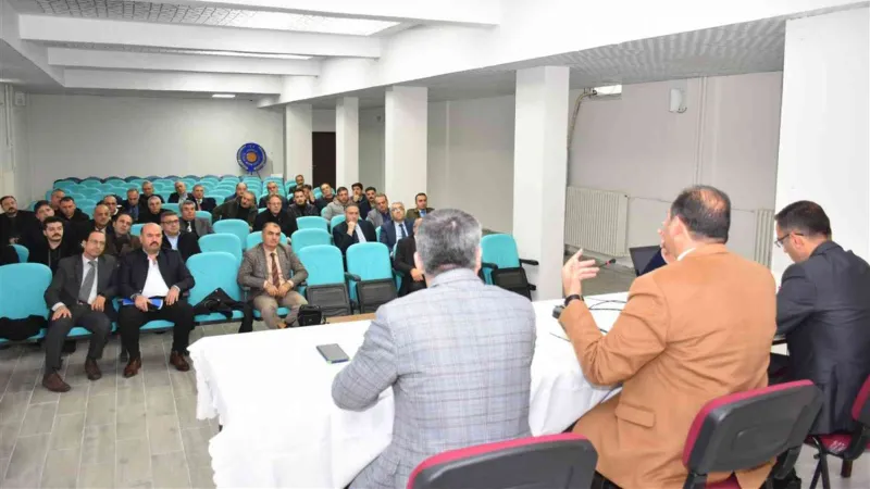 Erzincan’da ortak sınavlar değerlendirme toplantısı yapıldı