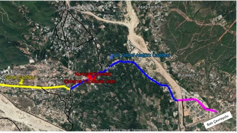 Bahtılı Kuruçay Köprüsü ve bağlantı yolları kısmi olarak trafiğe kapatılacak