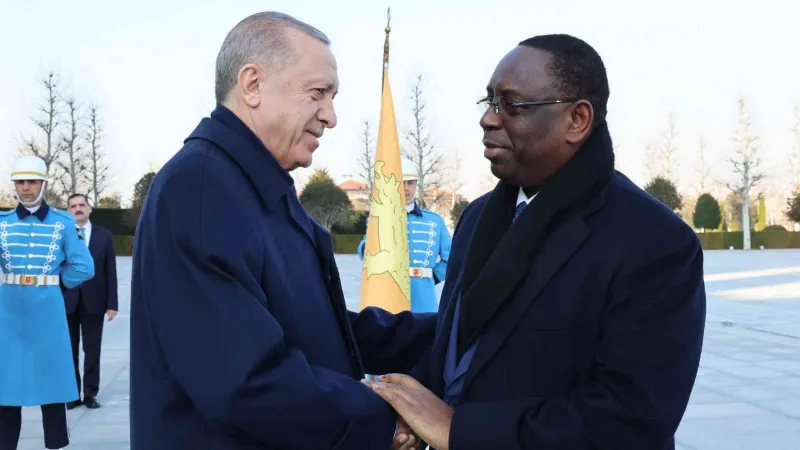 Cumhurbaşkanı Erdoğan, Senegal Cumhurbaşkanı Sall ile bir araya geldi